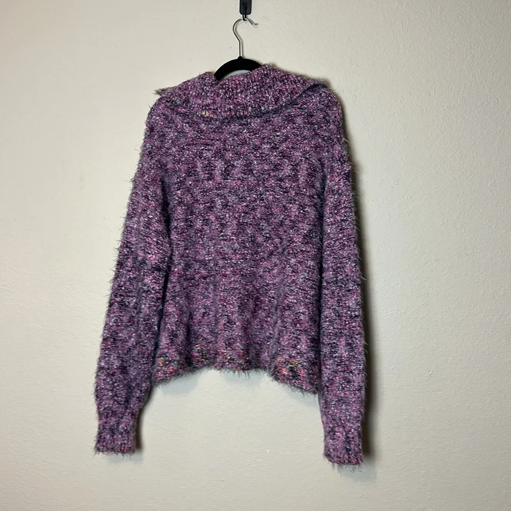 Free People Stellar Knit‎ Collared Pullover Sweater Size Medium